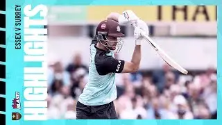 HIGHLIGHTS: Will Jacks SMASHES 86 in Surrey WIN at Essex | Vitality Blast