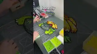 #003 Shiny Venusaur - Pok&eacute;mon Perler Bead Timelapse