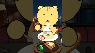 🥩Culinary Class Wars Restaurant Mukbang Animation! | 흑백요리사 레스토랑 먹방 애니메이션! 스테이크, 파스타 | ASMR