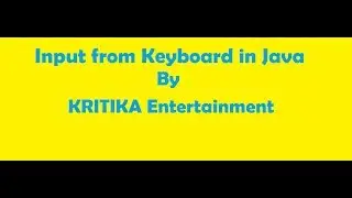 Take Input from Keyboard in Java | Java Input | BufferedReader | InputStreamReader