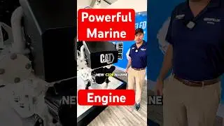 Caterpillar C32B marine engine, a V12 powerhouse pushing up to 2,433 mhp / 2300 RPM with big torque