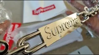 Рамка номерного знака и цепи SUPREME FW18, неделя 7 + крупный план! 10 14 18