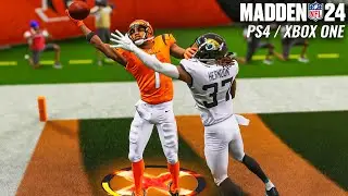 Геймплей Madden 24 на PS4 / Xbox One! Старое поколение против нынешнего!