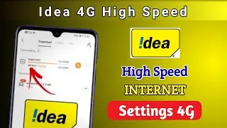 Idea internet settings 4g 2020 for Android|| Idea new 4g apn setting 2020