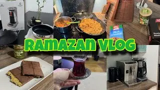 Ramazan Vlog | İftar Menüsü | Neler Hazırladım? | Karaca Alışverişi | Yeni Çaysever Makinam | Rutin