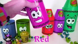 RED HAPPY FACE CRAYONS / LEARNING COLOURS || SPONSORED BY :  GAMAVISION CSUPO  EFFECTS