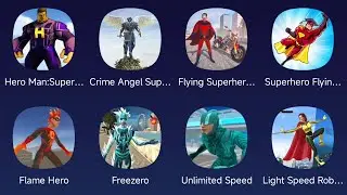 Hero Man Super City Hero,Crime Angel Super Hero,Fly Superhero Crime Battle,Superhero Flying School
