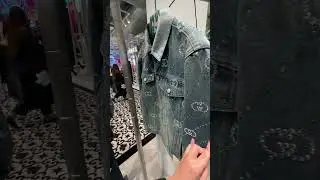 Gucci embellished denim jacket and jeans.