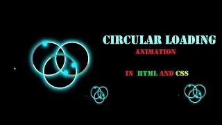 Circular Loading css Animation|| Css Loading Animation Css And Html|| Css wala