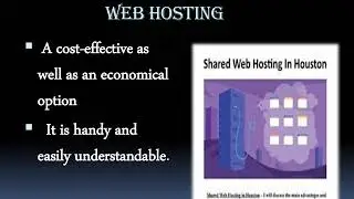 Shared Web Hosting in Houston
