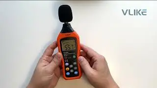 How to use a VLIKE sound meter.