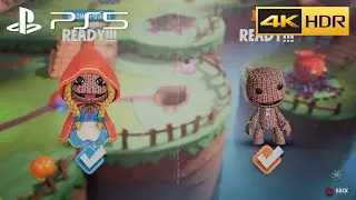 Sackboy A Big Adventure : 2 Player Friends In High Places Gameplay | PS5