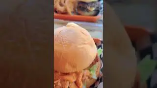 Beef Patty juicy burger || Cajun chicken burger #shorts #ytshort