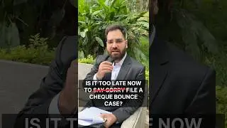 When is the right time to file a cheque bounce case? #law #legalseries #business #money #lawyer