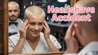 The Barber accidently shaved her hair| Headshave story