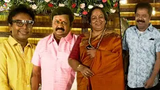 Pro Mounam Ravi மகள் திருமண அழைப்பில் Ramarajan Nalini | Tamil Celebrities Marriage