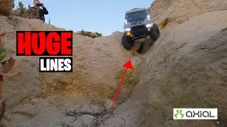 Does SIZE matter? Axial SCX6 Honcho vs Traxxas TRX4 Bronco Crawling in Malta #rc #crawler #malta