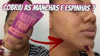 TESTEI A NOVA BASE DA AVON COLOR TREND MATTE REAL!