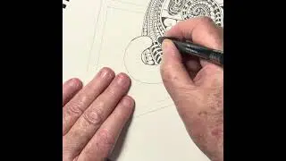 New mix Zentangle pt2 very easy Must see please subscribe 
