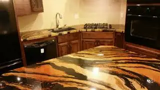 Tiger Stripe Concrete Countertop