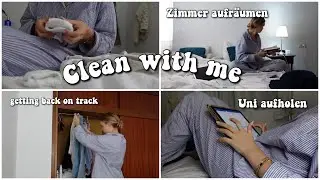 RESET WEEKEND -clean with me, Zimmer aufr&auml;umen, Uni aufholen- #vlogmas2022 🧸🤍