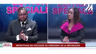 𝐄́𝐃𝐈𝐓𝐈𝐎𝐍 𝐒𝐏𝐄́𝐂𝐈𝐀𝐋𝐄 : DÉCRYPTAGE DU DISCOURS DU PRÉSIDENT - MINISTRE DES TRAVAUX PUBLICS 🇬🇦