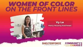 Vy Le, a resident services manager with Mercy Housing