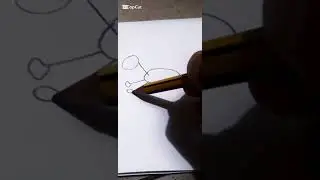 Stick figure horse drawing #horse  #stickfigures