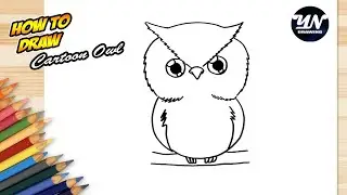 How to Draw Cartoon Owl
