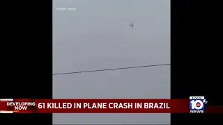 Chilling videos show passenger plane in free fall from sky in Brazil