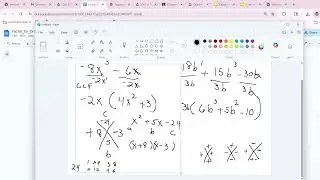 Factoring by grouping