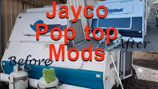 2004 Jayco Freedom Pop Top mods - new checker plate on the front and more....