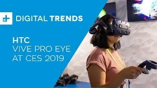 HTC Vive Pro Eye - Hands On at CES 2019