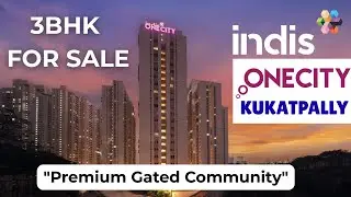 Luxury 3bhk with interior flat for sale in kukatpally | Indis One City Gated Community in Hyderabad