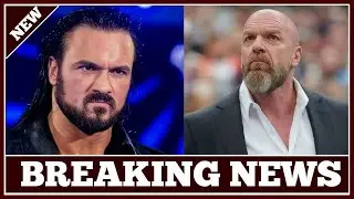 Душераздирающий😭момент в WWE! Трипл Эйч и Дрю Макинтайр сообщили ужасную новость!! Фанаты WWE пла...