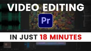 How to Edit Videos in Adobe Premiere Pro? Learn under 18 Minutes