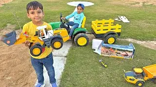 Bruder JCB Road Loader Unboxing | Kids Playing with JCB and Dumper Truck