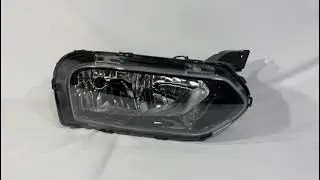 Farol Renault Kwid ano 2022 at&eacute; 2025 mascara negra inferior Lado direito