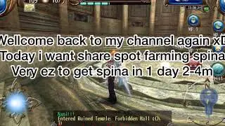 2-4m In 1day? Spot farming spina ezpz | toram online