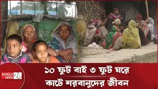 ঝুপড়ি ঘরে বসবাস, ভিক্ষায় চলে শরবানুর জীবন | Slum Life | Rangpur | Winter Struggle 2026