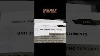 16/130 days exams  # ca #caintermediatemay26