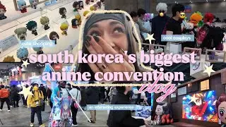 KOREA VLOG☁️: going to south korea&rsquo;s biggest anime convention 🇰🇷🤍