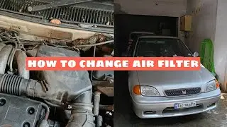 How to Change Air Filter in Maruti Esteem Diesel | DIY Service | Torque By Saad