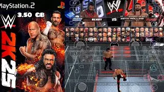 New WWE 2K25 Ps2 On Android Oficial Roman Reings Vs. Seth Freakin Rollins Full Match | Gameplay