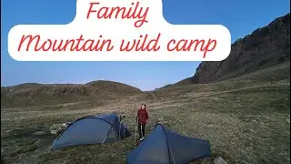 Early spring camp at Sprinkling Tarn