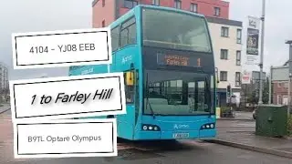 Arriva - B9TL Optare Olympus - 4104 - YJ08 EEB - 1 to Farley Hill