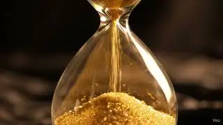 CLOSE UP Golden Sand ASMR 🤤 Hourglass Flowing Sounds for Deep Relaxation (No Talking/No Music)