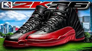 HOW TO MAKE Air Jordan 12 &ldquo; Flu Game (2025)&rdquo; In NBA 2K26 Shoe Creator 