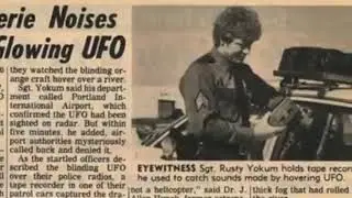 Listen: Oregon Police Capture &lsquo;Sound of UFO&rsquo; in 1981