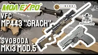Новинки от VFC и SVOBODA! MP443 «Грач» и газоотводная винтовка Mk13 Mod. 5 с выбрасывателем гильз...
